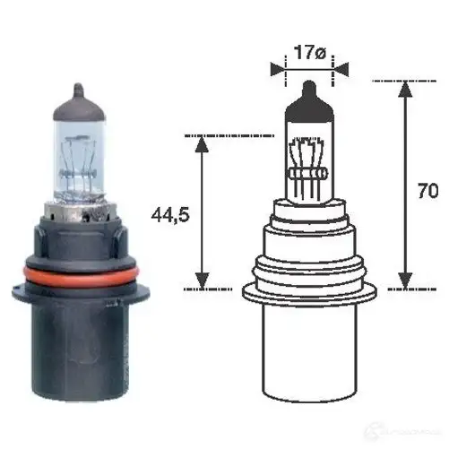 Галогенная лампа MAGNETI MARELLI 1014499 HB1 12 B9B4T 002555200000