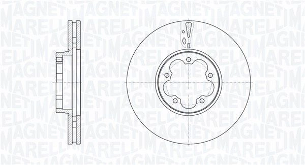 Тормозной диск MAGNETI MARELLI H E30R6 361302040663 1440275029
