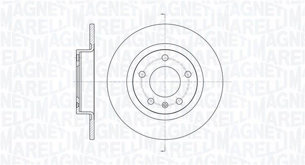 Тормозной диск MAGNETI MARELLI 1440275099 9NF HP 361302040734