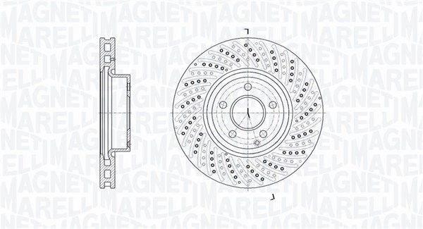 Тормозной диск MAGNETI MARELLI AD BTV 1440275110 361302040747