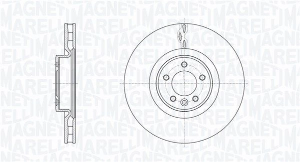 Тормозной диск MAGNETI MARELLI 1440275123 361302040762 E8TX D