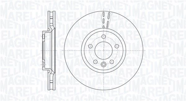 Тормозной диск MAGNETI MARELLI 361302040768 1440275129 T43 82 изображение 0