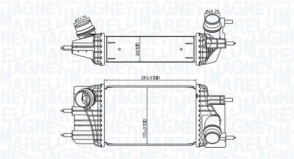 Интеркулер MAGNETI MARELLI 351319205810 1440274410 RY 696J