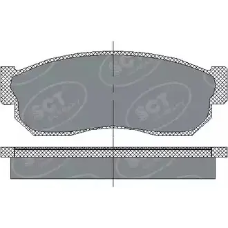 Тормозные колодки, дисковые, комплект SCT GERMANY SP 109 PR 1910120 CERPL7 209 58 изображение 0
