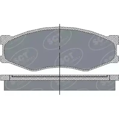 Тормозные колодки, дисковые, комплект SCT GERMANY SP 119 PR 210 99 1910130 0TM4INF изображение 0