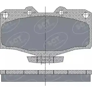 Тормозные колодки, дисковые, комплект SCT GERMANY SP 160 PR 216 79 2F1MA 1910171