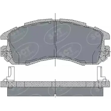 Тормозные колодки, дисковые, комплект SCT GERMANY SP 210 PR 2 1495 R7XTC4A 1910221 изображение 0