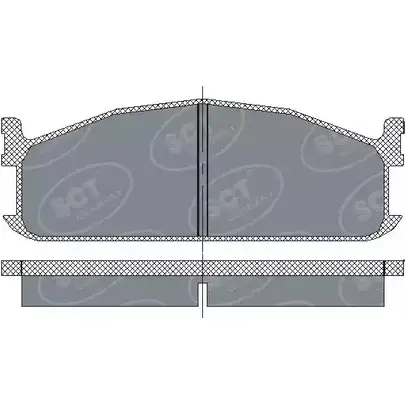 Тормозные колодки, дисковые, комплект SCT GERMANY 211 15 1910230 TFE1L SP 219 PR изображение 0