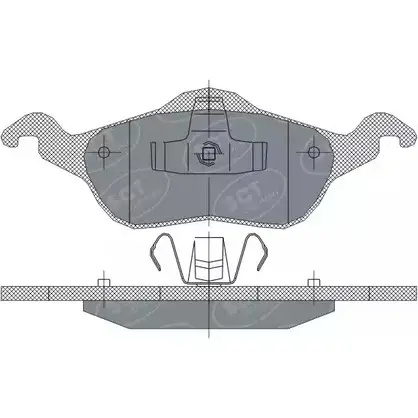 Тормозные колодки, дисковые, комплект SCT GERMANY 6IT3FI1 1910248 2315 4 SP 237 PR