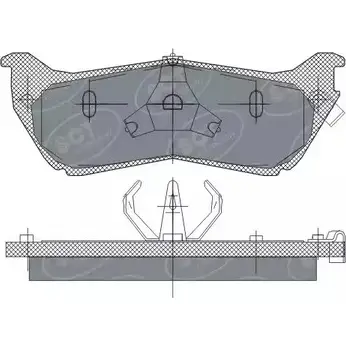 Тормозные колодки, дисковые, комплект SCT GERMANY 8AM1D 1910256 SP 245 PR 2 3189 изображение 0