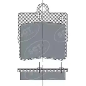 Тормозные колодки, дисковые, комплект SCT GERMANY SP 247 PR 21 919 1910258 ATHDL