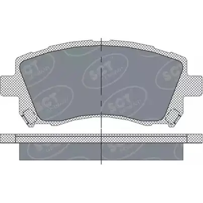 Тормозные колодки, дисковые, комплект SCT GERMANY 1910269 SP 258 PR 23558, 23559, 23560 401LIK изображение 0