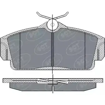 Тормозные колодки, дисковые, комплект SCT GERMANY 1910280 SP 269 PR 234 63 O21K8QT изображение 0