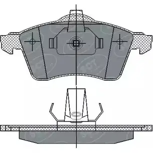 Тормозные колодки, дисковые, комплект SCT GERMANY SP 286 PR 1910297 DUBYW 21883, 21885 изображение 0