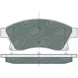 Тормозные колодки, дисковые, комплект SCT GERMANY 10JC0 SP 359 PR UZI BFN 1910370