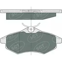 Тормозные колодки, дисковые, комплект SCT GERMANY K88HD SP 365 PR 1910376 23406, 23407
