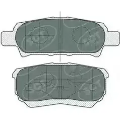Тормозные колодки, дисковые, комплект SCT GERMANY SP 373 PR Q4O3G 1910384 24014, 24015 изображение 0