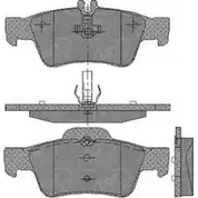 Тормозные колодки, дисковые, комплект SCT GERMANY 1910414 23334, 23335 LMF91R SP 404 PR изображение 0