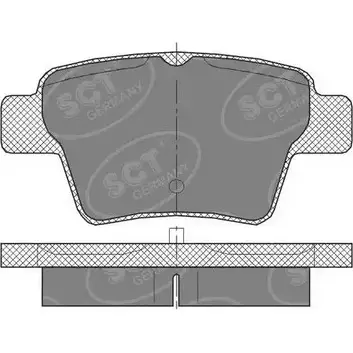 Тормозные колодки, дисковые, комплект SCT GERMANY 24150, 24737 SP 456 PR F6IPQ2 1910464 изображение 0