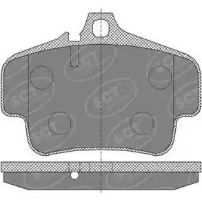 Тормозные колодки, дисковые, комплект SCT GERMANY 1910469 QHCL NZX H6NI8S SP 462 PR изображение 0