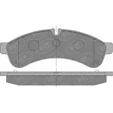 Тормозные колодки, дисковые, комплект SCT GERMANY SP 463 PR K4526AF 1910470 2 9231 изображение 0