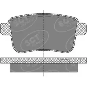 Тормозные колодки, дисковые, комплект SCT GERMANY SP 491 PR 1910498 4CO9GV 2469 2