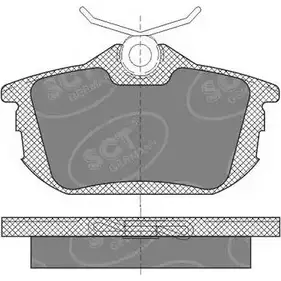 Тормозные колодки, дисковые, комплект SCT GERMANY 218 61 J8L33IF 1910515 SP 608 PR