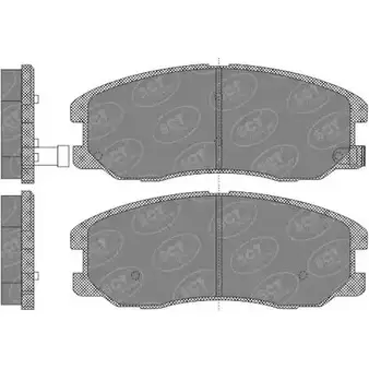 Тормозные колодки, дисковые, комплект SCT GERMANY XM822RD SP 664 PR 2 4510 1910564 изображение 0