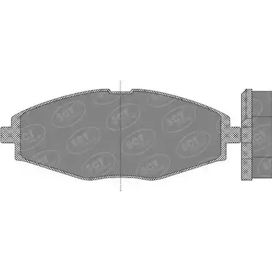 Тормозные колодки, дисковые, комплект SCT GERMANY SP 666 PR 1910566 2 3241 JL7E4R изображение 0