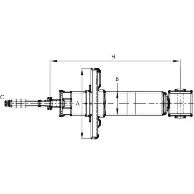 Амортизатор SCT GERMANY Z 1835G 1911505 X622 6 EJ9CEV