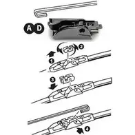 Щетка стеклоочистителя TRICO 44PDJ U 1926854 FX450