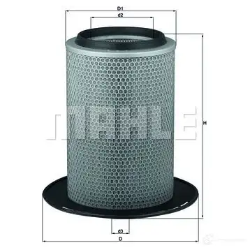 Воздушный фильтр MAHLE ORIGINAL lx796 DDX11 2357861 79854 167