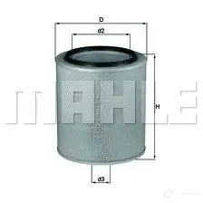 Воздушный фильтр MAHLE ORIGINAL 2357360 2N0VQU2 78 602724 lx299