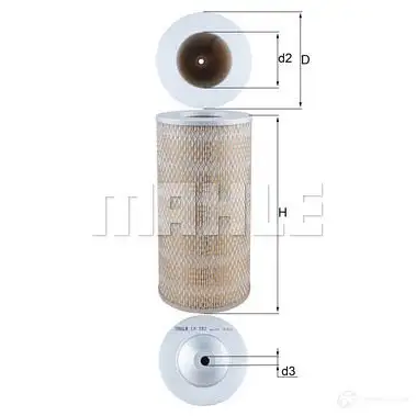 Воздушный фильтр MAHLE ORIGINAL lx93 771 59262 2357977 07Y5SK0