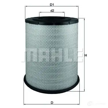Воздушный фильтр MAHLE ORIGINAL 766 57415 2356942 XM388RO LX 1587