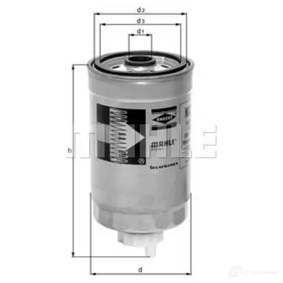 Воздушный фильтр MAHLE ORIGINAL 2357108 1R7638 lx1946 7035 7852