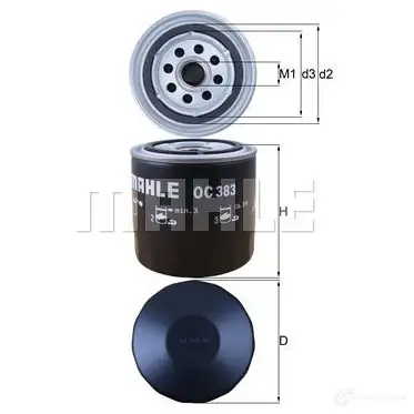 Воздушный фильтр MAHLE ORIGINAL lx2007 7FED2TQ 7035754 2 2357137