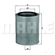 Воздушный фильтр MAHLE ORIGINAL 78 700478 WP6WR2B LX 531 2357644