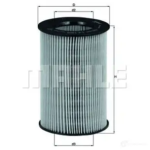 Воздушный фильтр MAHLE ORIGINAL 703245 34 RWMSJ7O LX 1805 2357050 изображение 4