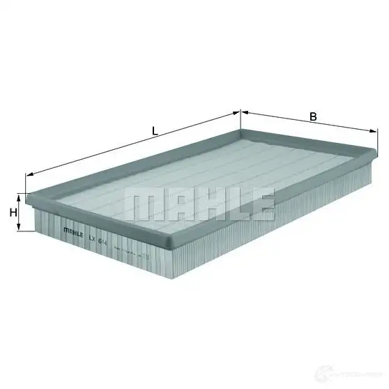 Воздушный фильтр MAHLE ORIGINAL 2357709 N3A88 78799 074 LX 614