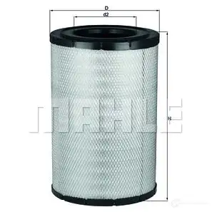 Воздушный фильтр MAHLE ORIGINAL lx3137 70545 776 DUAMH 2357395