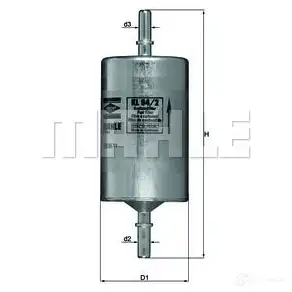 Воздушный фильтр MAHLE ORIGINAL 76595 870 lx1267 S2BA8 2356859 изображение 0