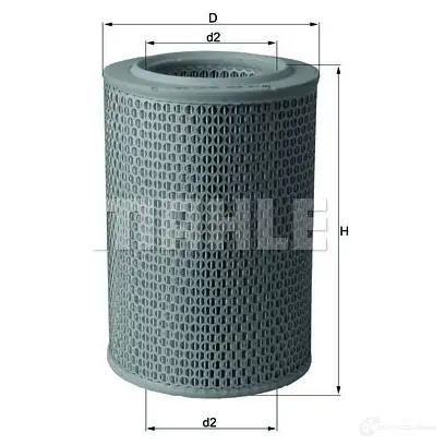 Воздушный фильтр MAHLE ORIGINAL LX 620 7960331 7 2357715 1TESLWB