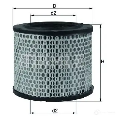 Воздушный фильтр MAHLE ORIGINAL LX 224 2357204 9XTSPD 776520 01