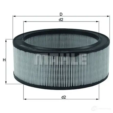 Воздушный фильтр MAHLE ORIGINAL 2357628 LX 516 7P4G4H3 7 8682593