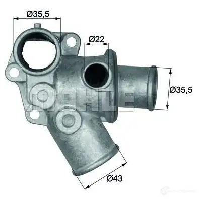 Воздушный фильтр MAHLE ORIGINAL 3O5N2 lx1464 76631 279 2356903