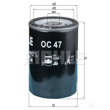 Воздушный фильтр MAHLE ORIGINAL 7 9878901 2357892 ZNDAMKQ lx822