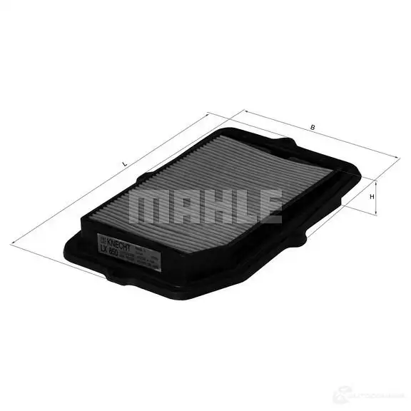 Воздушный фильтр MAHLE ORIGINAL 798958 97 ZBQQVBS LX 850 2357916