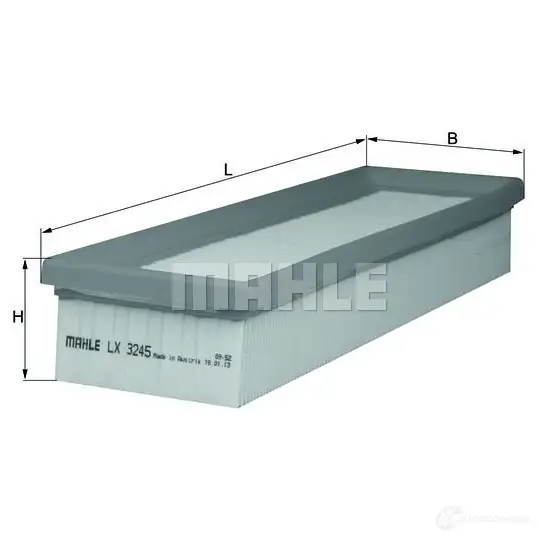 Воздушный фильтр MAHLE ORIGINAL 70 572227 40N42PU 2357418 LX 3245