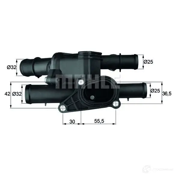 Воздушный фильтр MAHLE ORIGINAL FJ89ABX 781098 29 2357379 lx303